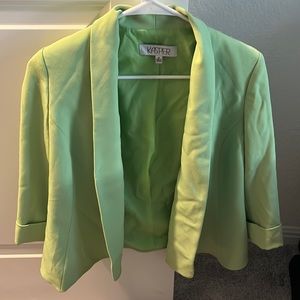 Lime green blazer